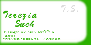 terezia such business card